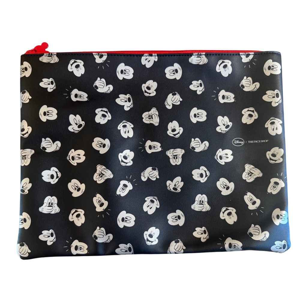 Disney‎ x The Face Shop Limited Edition Mickey Mouse Pouch Black Cosmetic Bag